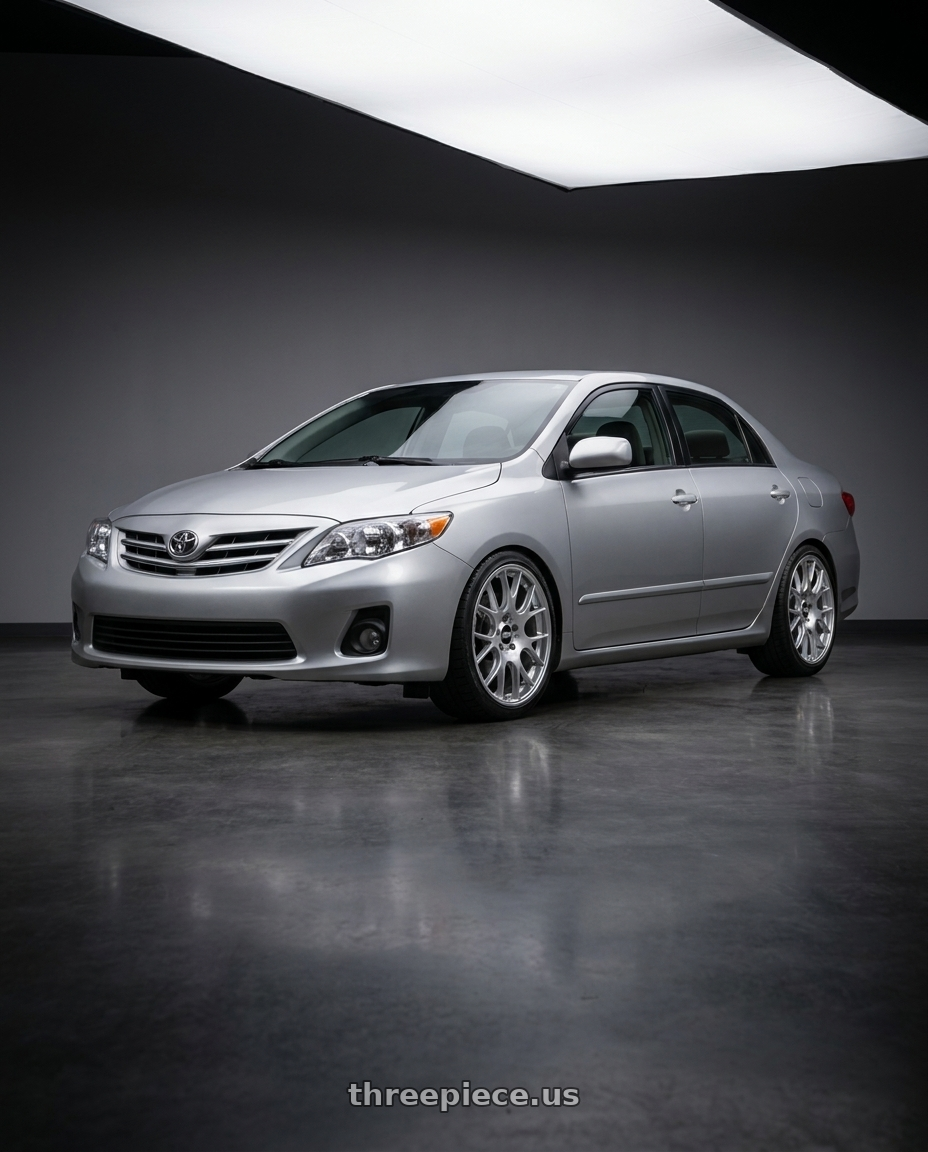 2012 Toyota Altis  with BBS CH-R 5x120 20x10.5 +24 Brilliant Silver Polished Rim Protector wheels