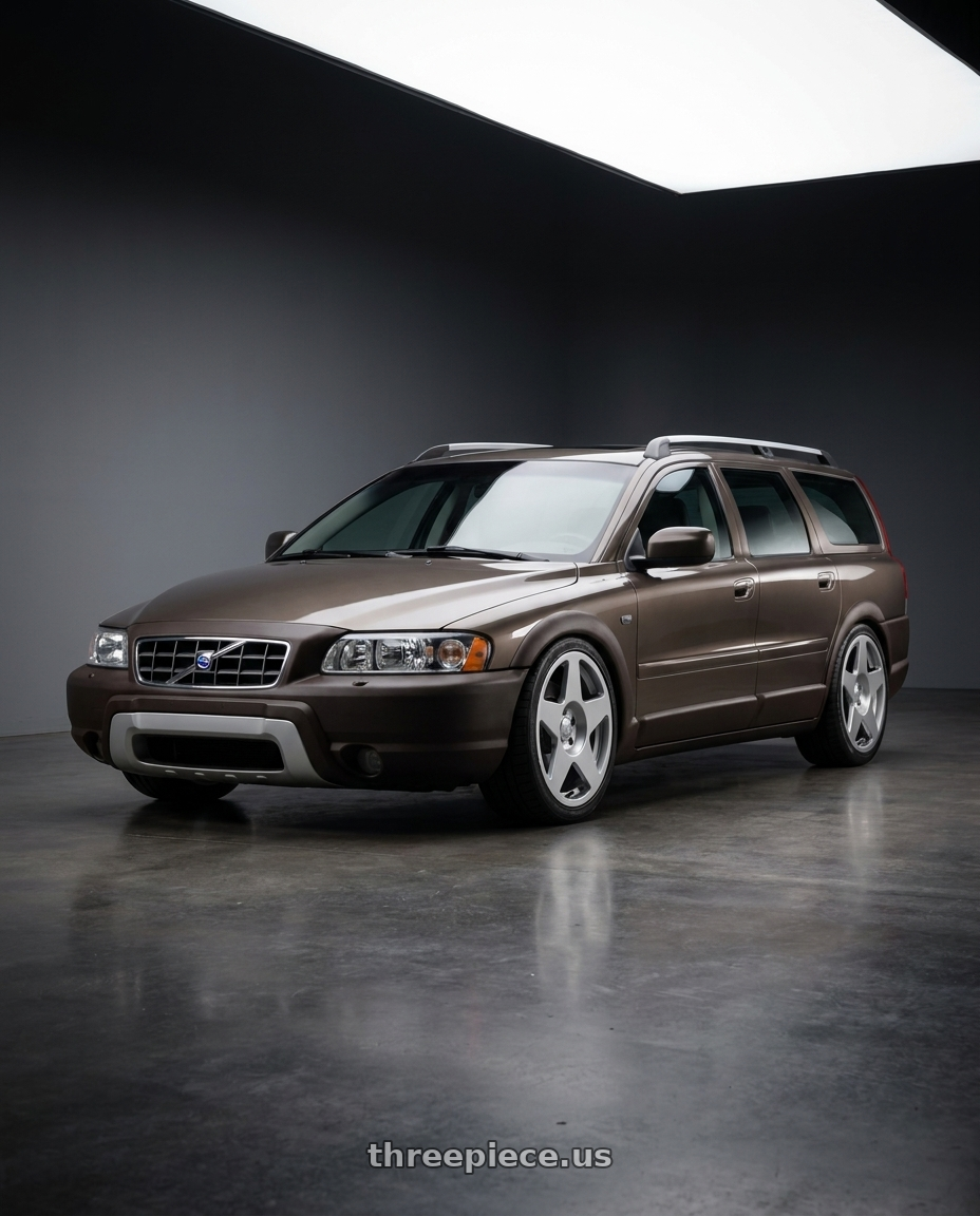 2006 volvo xc70 with fifteen52 Tarmac 5x108 18X8.5 +42 SPEED SILVER (GLOSS SILVER) wheels