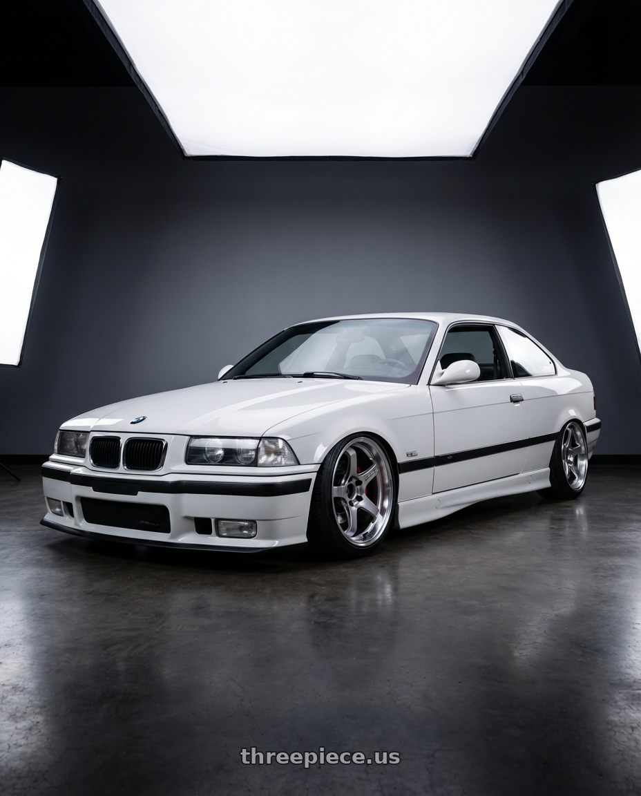 1998 BMW M3 with Advan Racing GT BEYOND-R 5x120 18x9.5 +45 MACHINING & DIAMOND CUTTING wheels