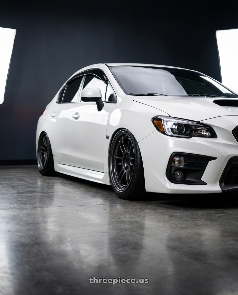 2018 Subaru wrx  with Enkei NT03RR 5x114.3 18x9.5+27 Gunmetal wheels