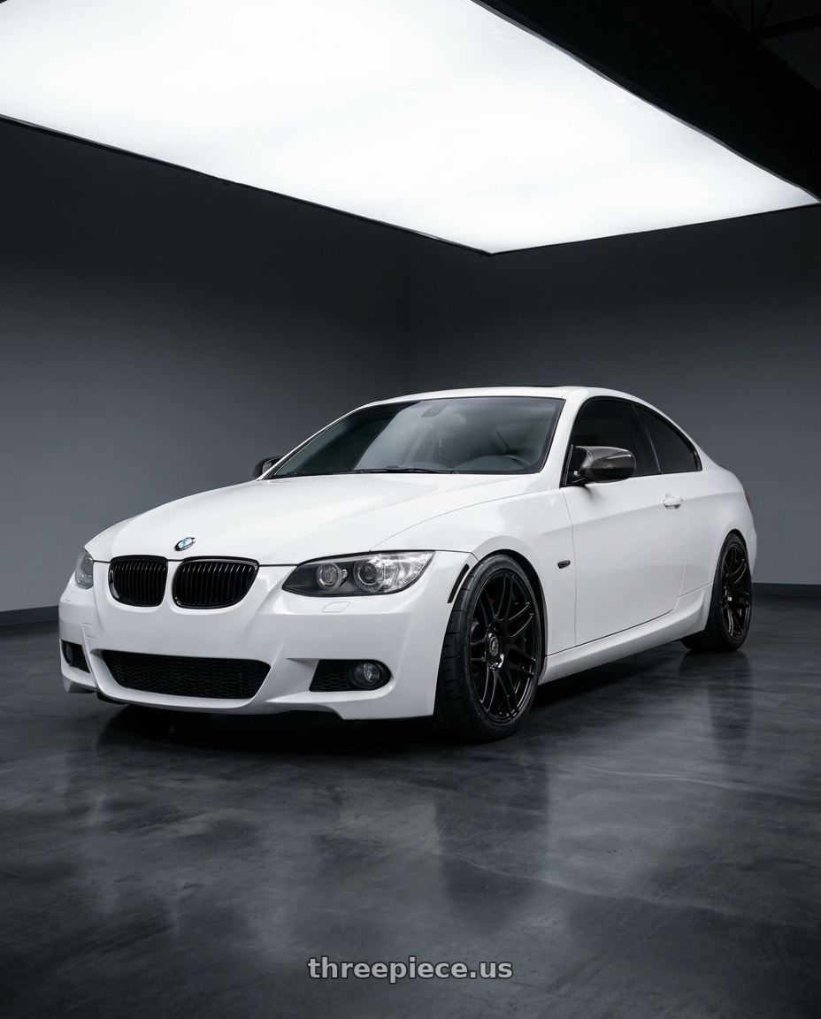 2012 BMW 335is with Forgestar F14 5x120 19x9 +38 Gloss Black wheels