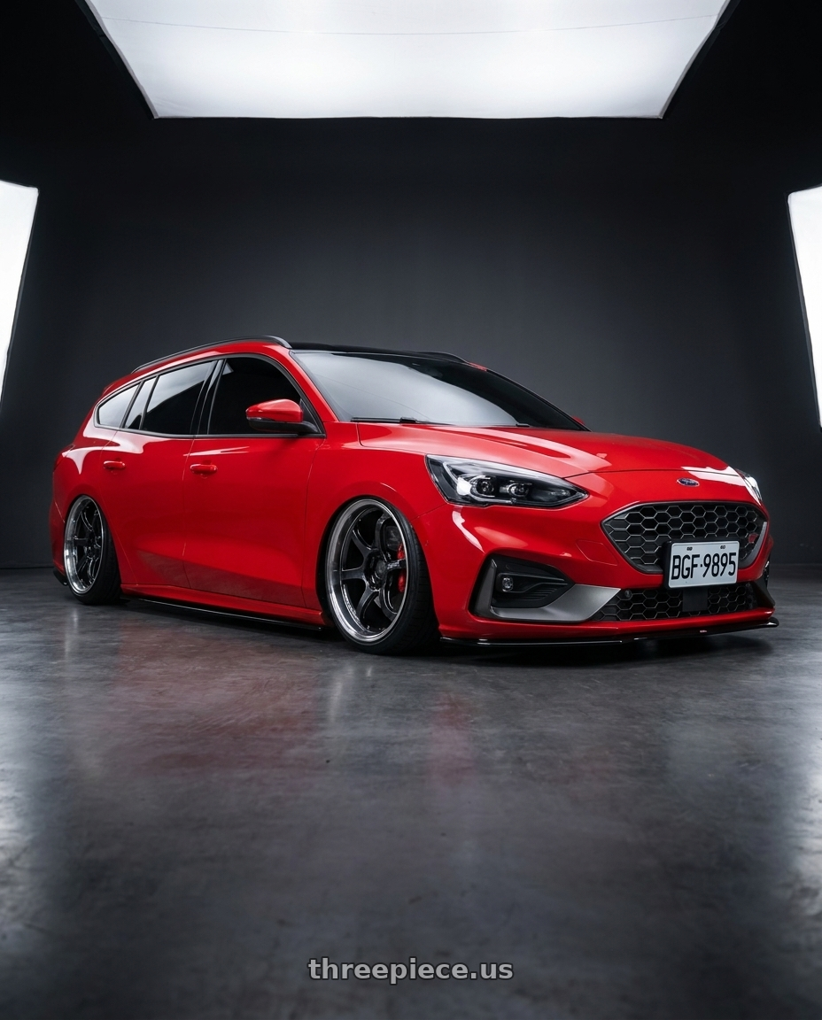 2021 ford Foucs st wagon  with Advan Racing R6 5x114.3 20x9.0 +42 MACHINING & BLACK COATED GRAPHITE wheels