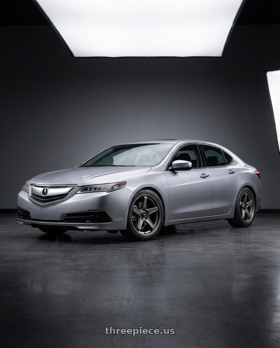 2019 Acura TLX with Konig Neoform 5X114.3 19x10.5+20 Matte Grey wheels