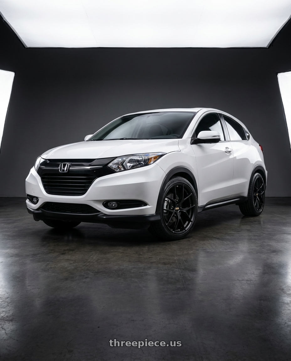 2018 Honda hrv with BBS FI-R 5x120 19x9.5+22 Satin Black wheels