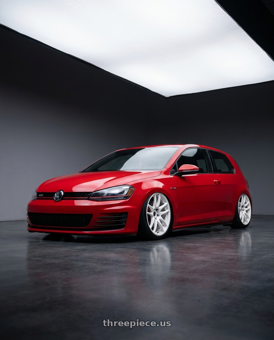 2016 VW GTI se with Work Emotion CR Kiwami wheels
