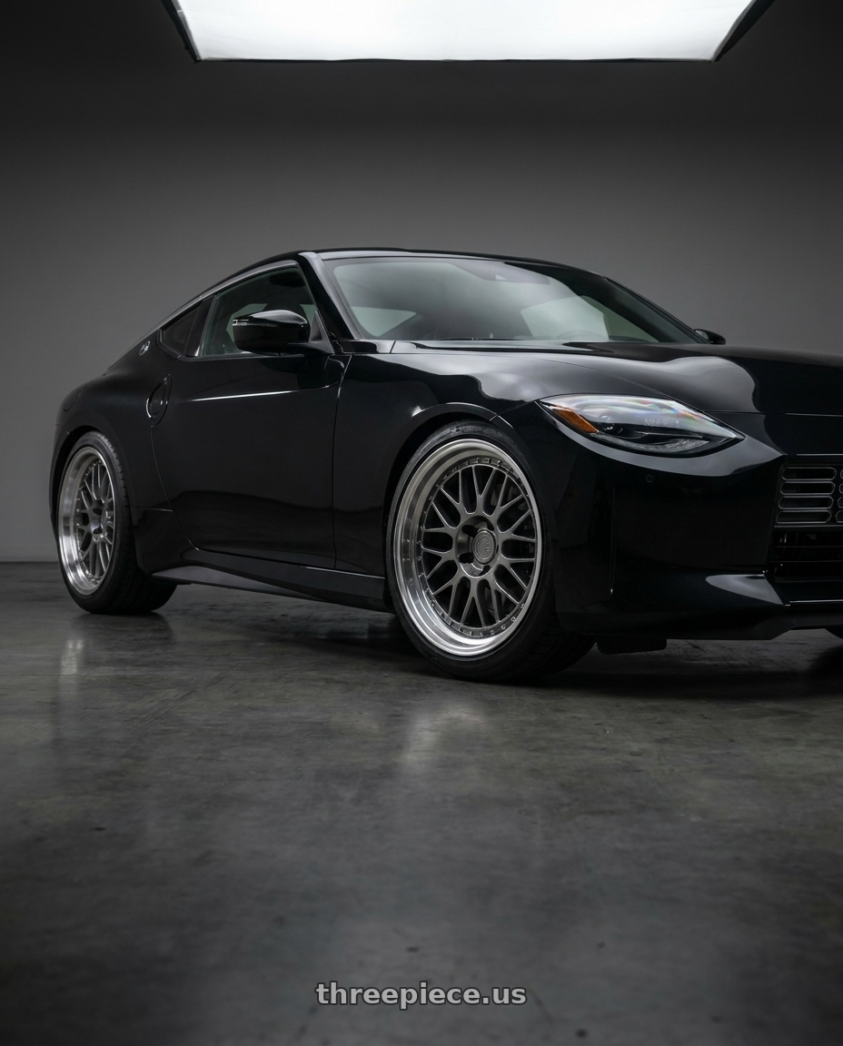 2024 Nissan Z Sport  with Aodhan AH02 5x114.3 19x11+15 Hyper Black w/ Machined Lip wheels