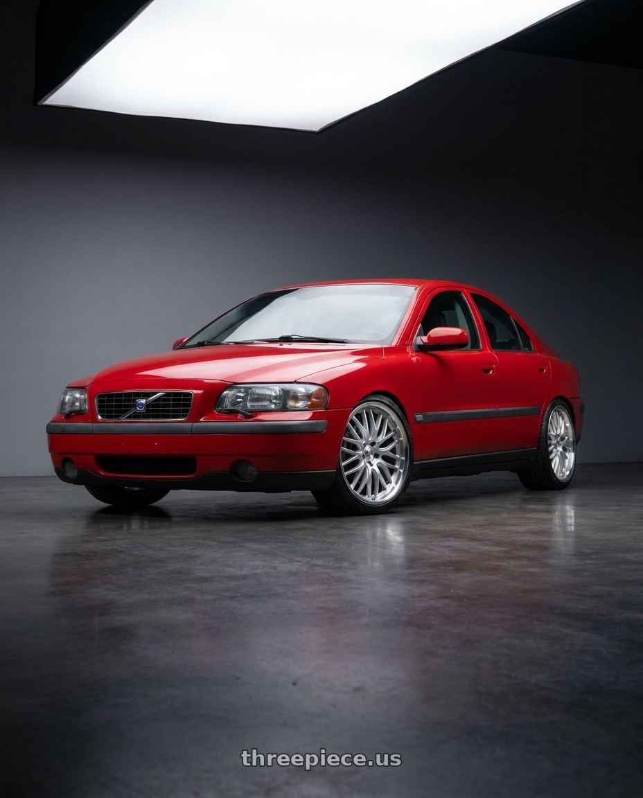 2002 Volvo s60 2.4t with V�xx Masi 5x108 17x7.5+40 Silver Mirror Mach Lip wheels