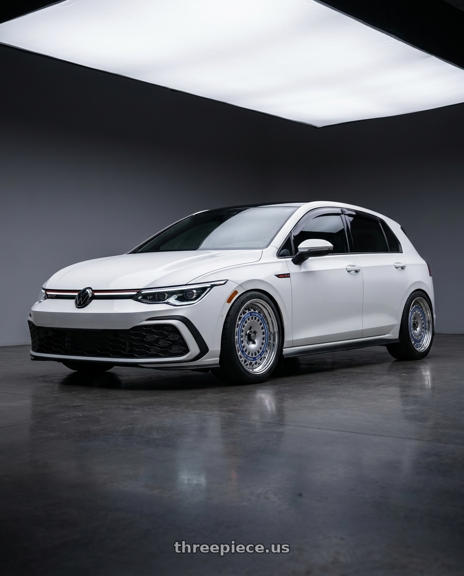 2023 Volkswagen GTI 380 S with FORMULA AERO MESH 5X100 18X8.5+35 MD Disk Titan Silver wheels