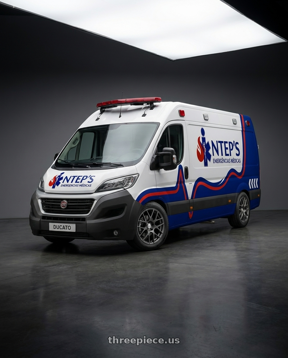 FIAT DUCATO 2016  with TSW NURBURGRING 5X114.3 17X7.5 +45 MATTE GUNMETAL wheels