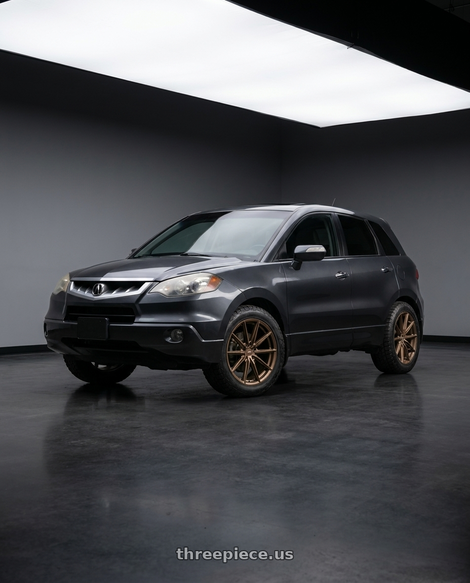 2008 Acura RDX with MRR GF26 5x114.3 20x9 +20 Bronze wheels