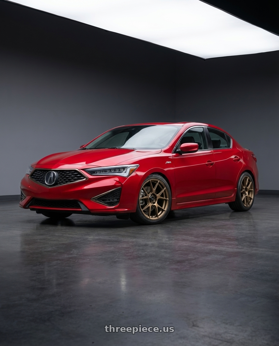 2012 Acura ILX with Konig Ampliform 5x114.3 17x9+40 Gloss Bronze wheels