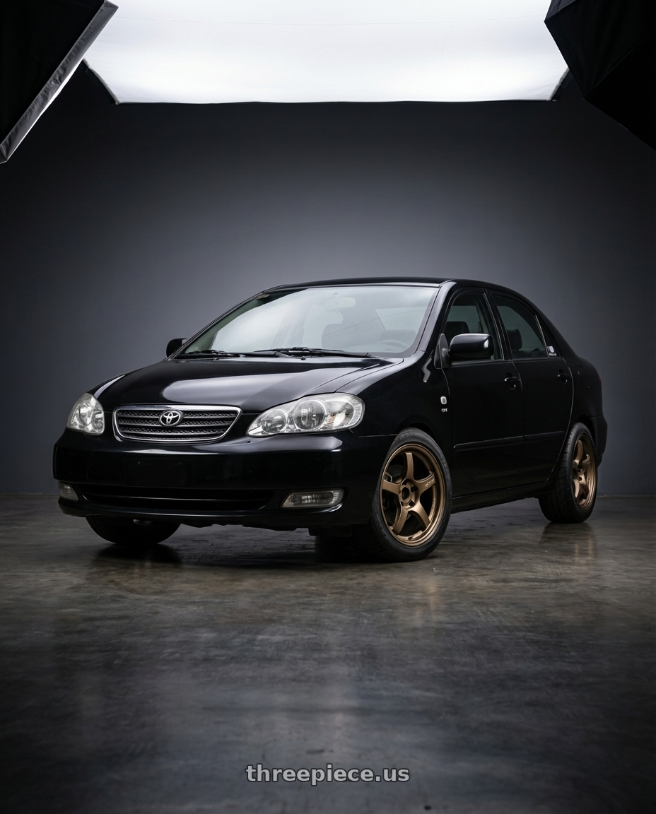 2006 Toyota Corolla Altis 1.6J with Gram Lights 57CR 4x100 15x8 +28 BRONZE 2 wheels