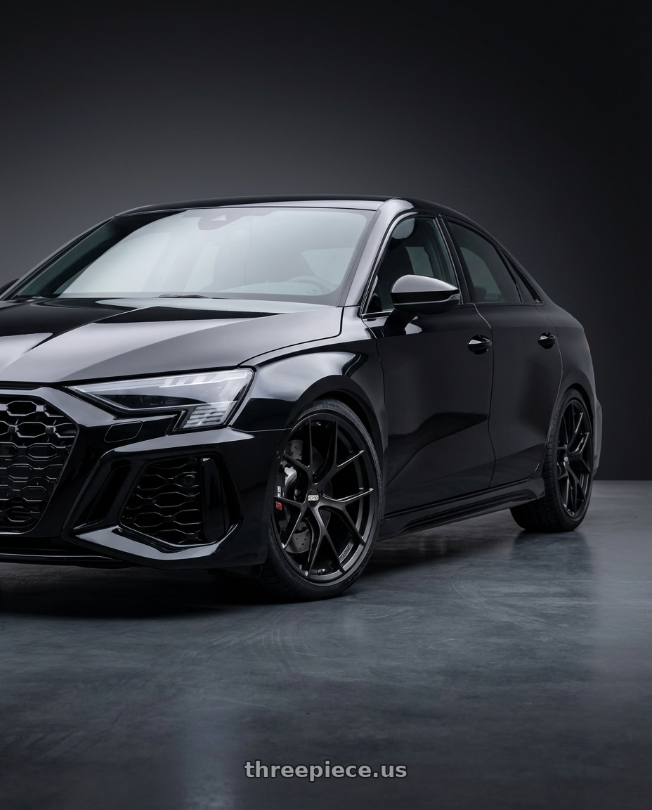 2022 Audi RS3 8Y with BBS FI-R Evo 5x112 19x9.5+15 Satin Black wheels