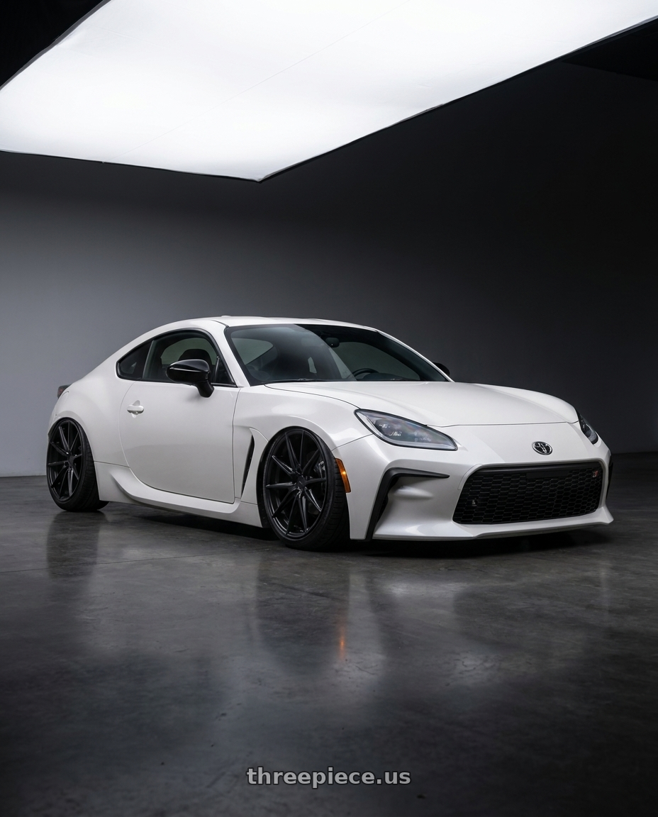 2016 Scion FR-S with Niche 1PC M117 MISANO 5X100 18X8 +40 MATTE BLACK wheels