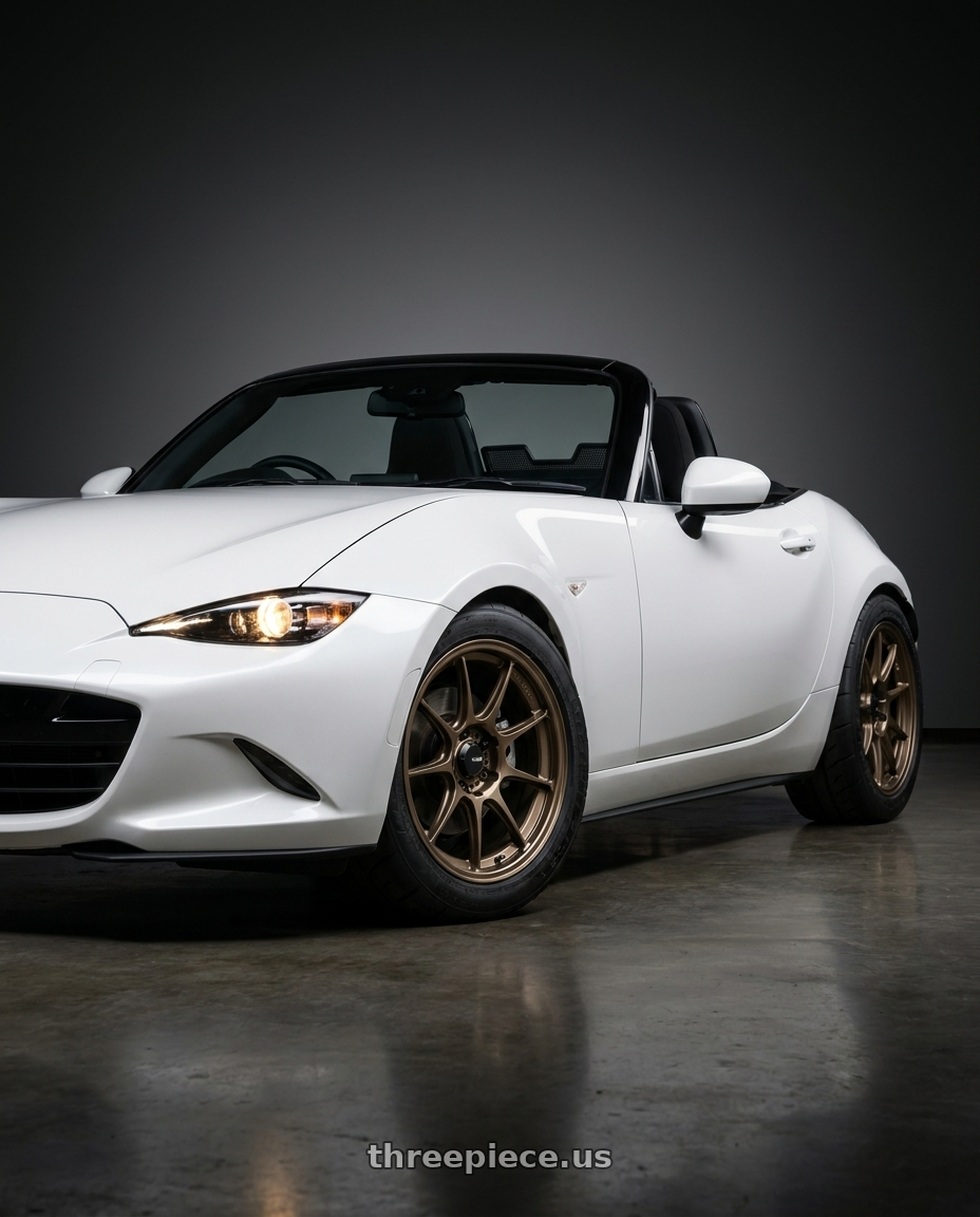 2024 nd mx5 with Konig Dekagram 4x100 15x7.5+35 Gloss Bronze wheels