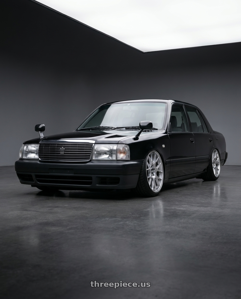 1997 Crown comfort with BBS CH-R 5x120 19x8 +40 Brilliant Silver Polished Rim Protector wheels