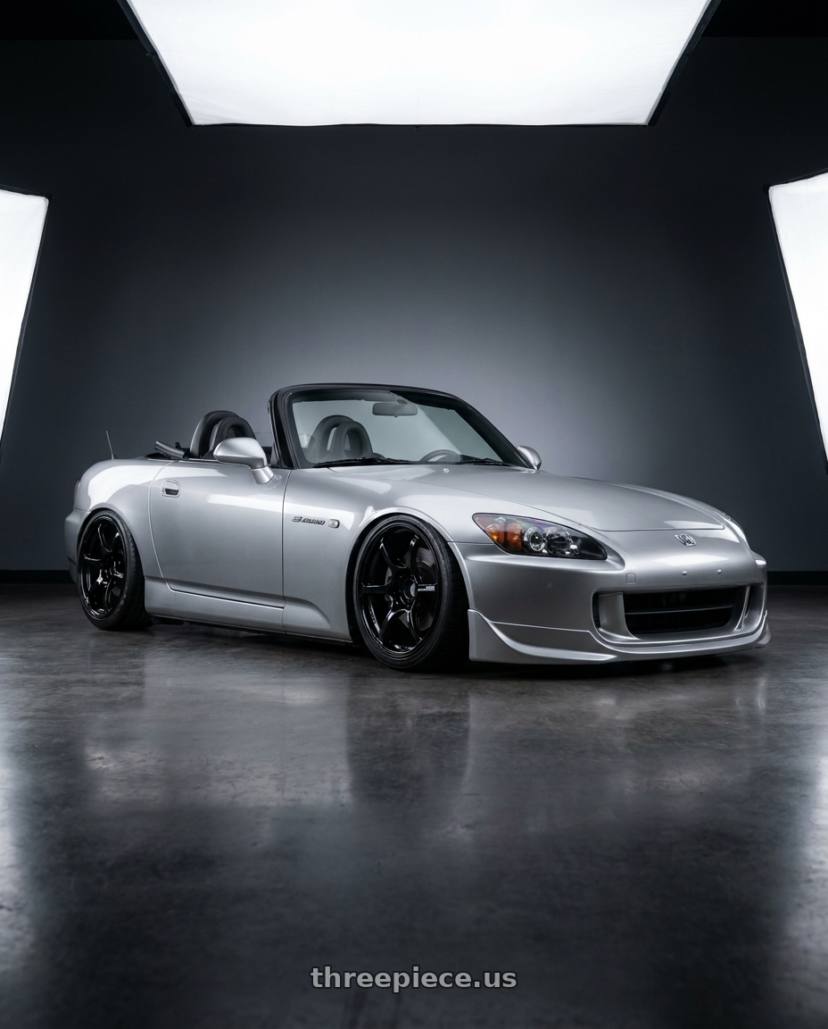 2009 Honda S2000 with Advan RGIII 5x114.3 18x8.5+31 Gloss Black wheels