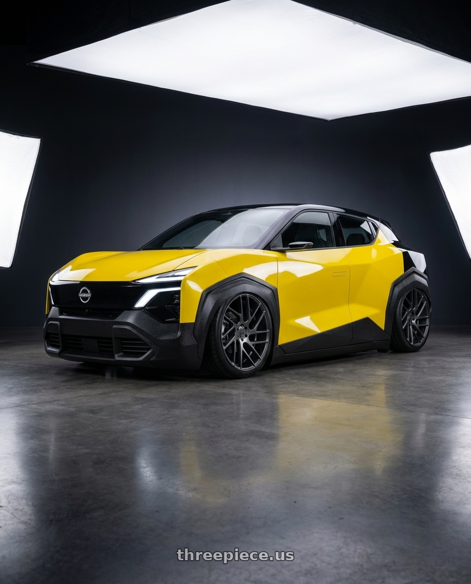 2027 Nissan Juke with Status JUGGERNAUT 6X114.3 20X9 +15 CARBON GRAPHITE wheels