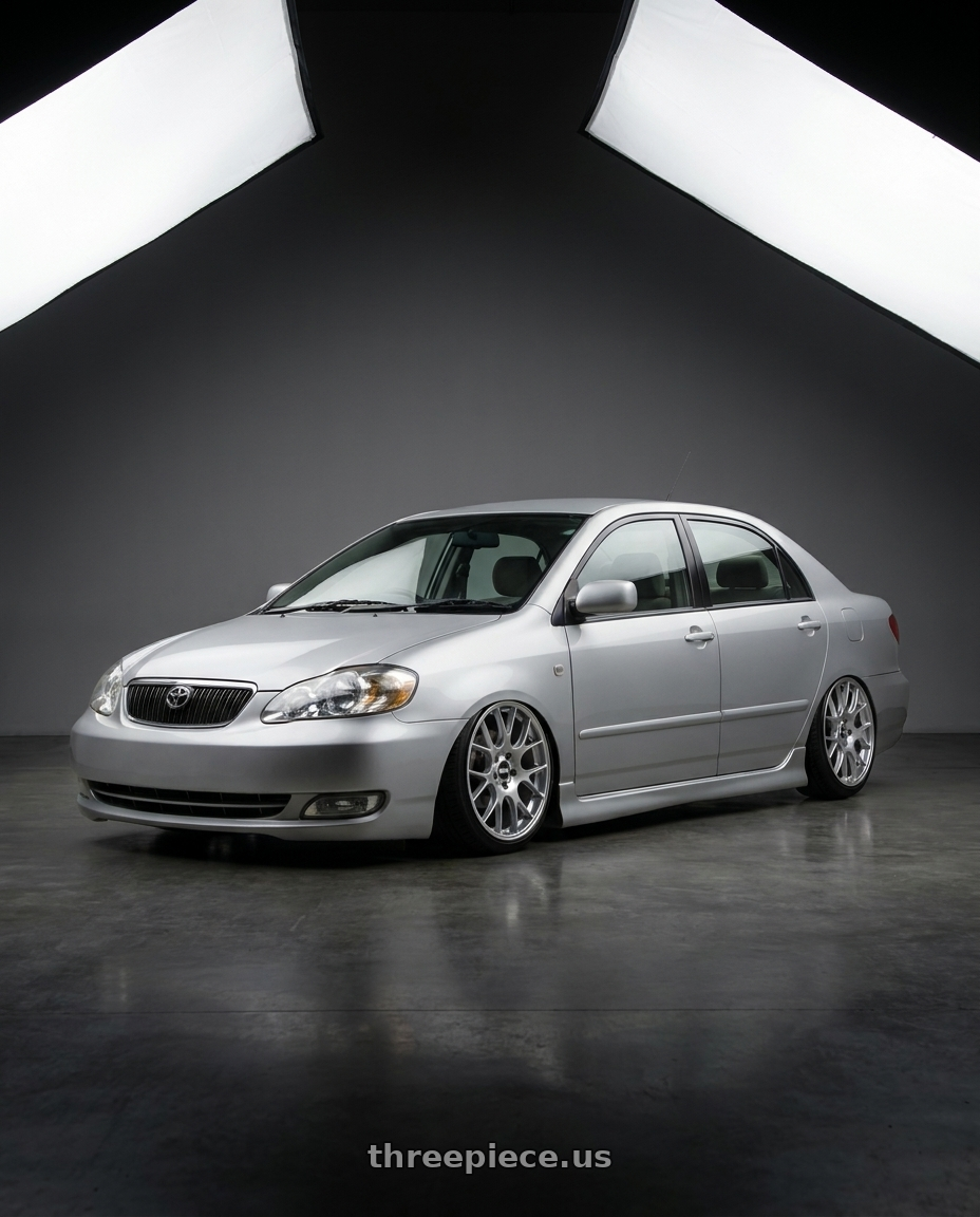 2005 Toyota altis 18 e with BBS CH-R 5x130 19x8.5 +51 Brilliant Silver Polished Rim Protector wheels