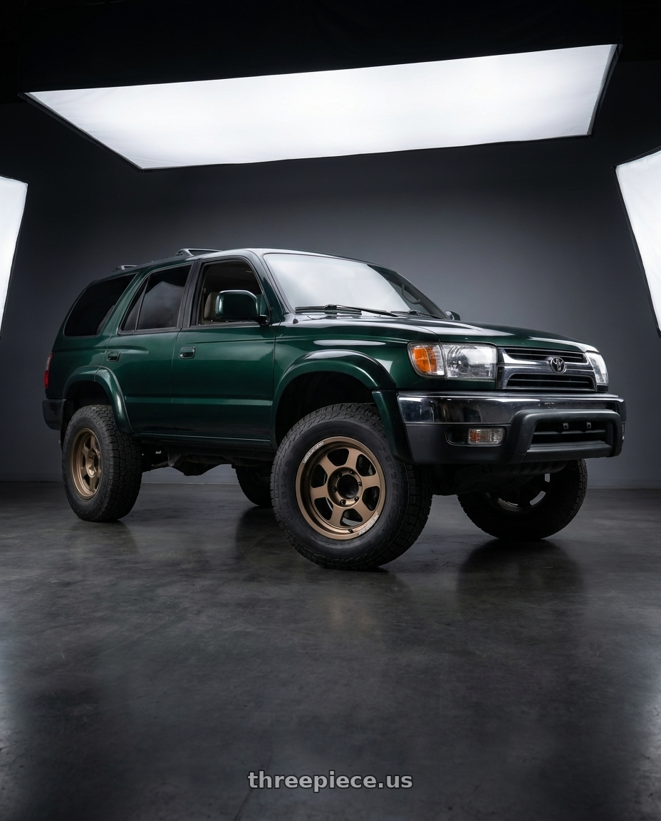 2001 Toyota 4Runner with Volk Racing TE37XT M-SPEC 6x139.7 17x8.5+15 Matte Gunbronze wheels
