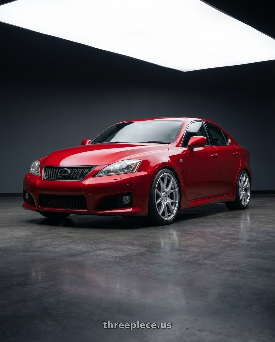 2012 Lexus IS-F with Ssr Gtv03 5x114.3 19x8.5+38  GLARE SILVER wheels