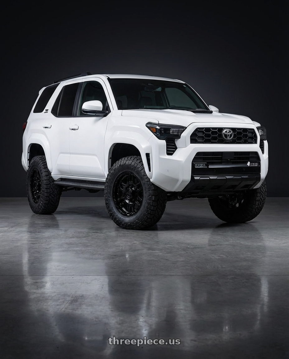 2022 Toyota 4Runner with Gear Off Road 713B 6x139.7 17x9 +10 Gloss Black wheels