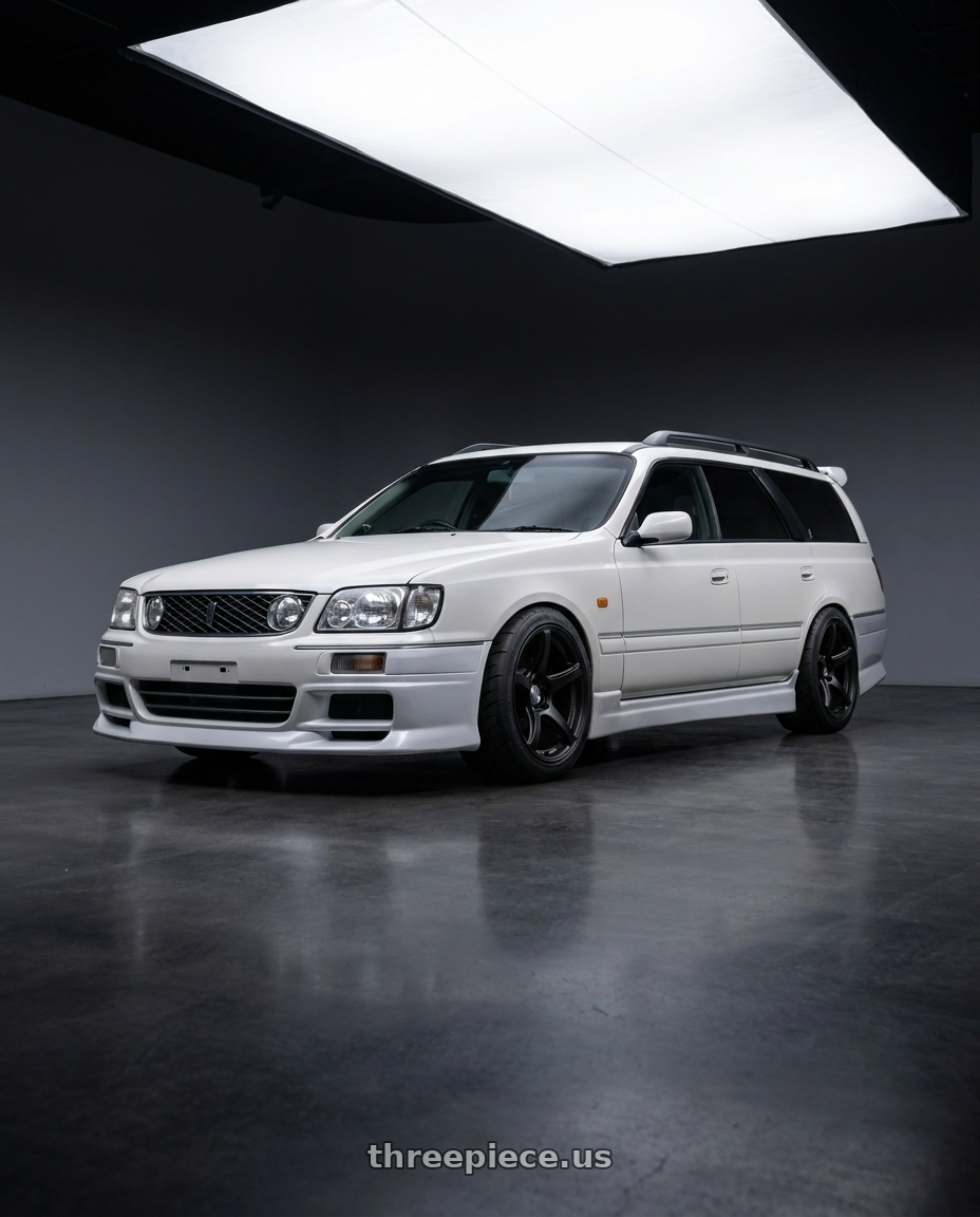1998 Nissan Stagea with Work Emotion T5R wheels