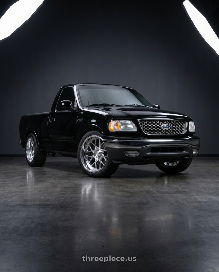 2002 Ford F-150 with Carolina Forged Charleston 5x135 20x9 0 High Polish wheels