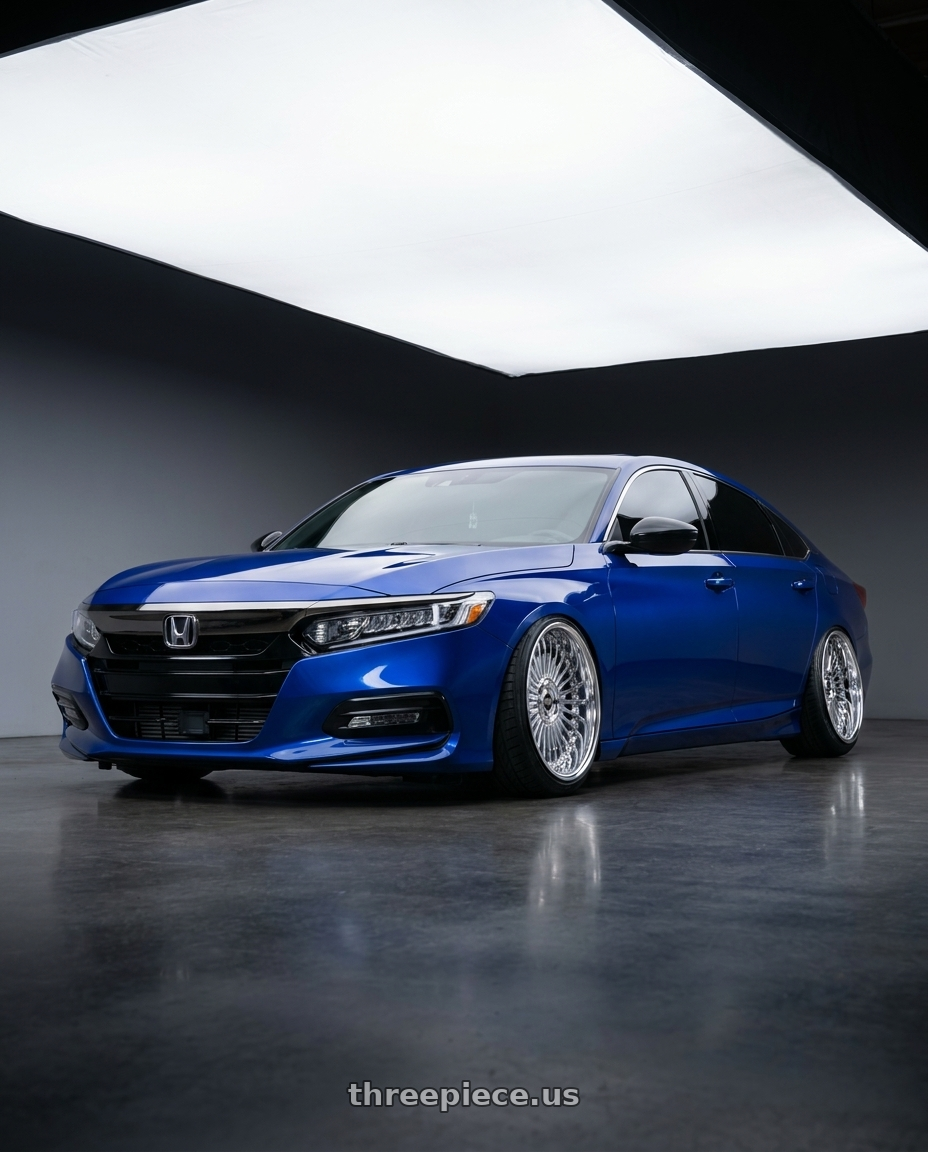 2020 Honda accord with Work Emitz Chrome 5x114.3 19x8.0 +45 wheels