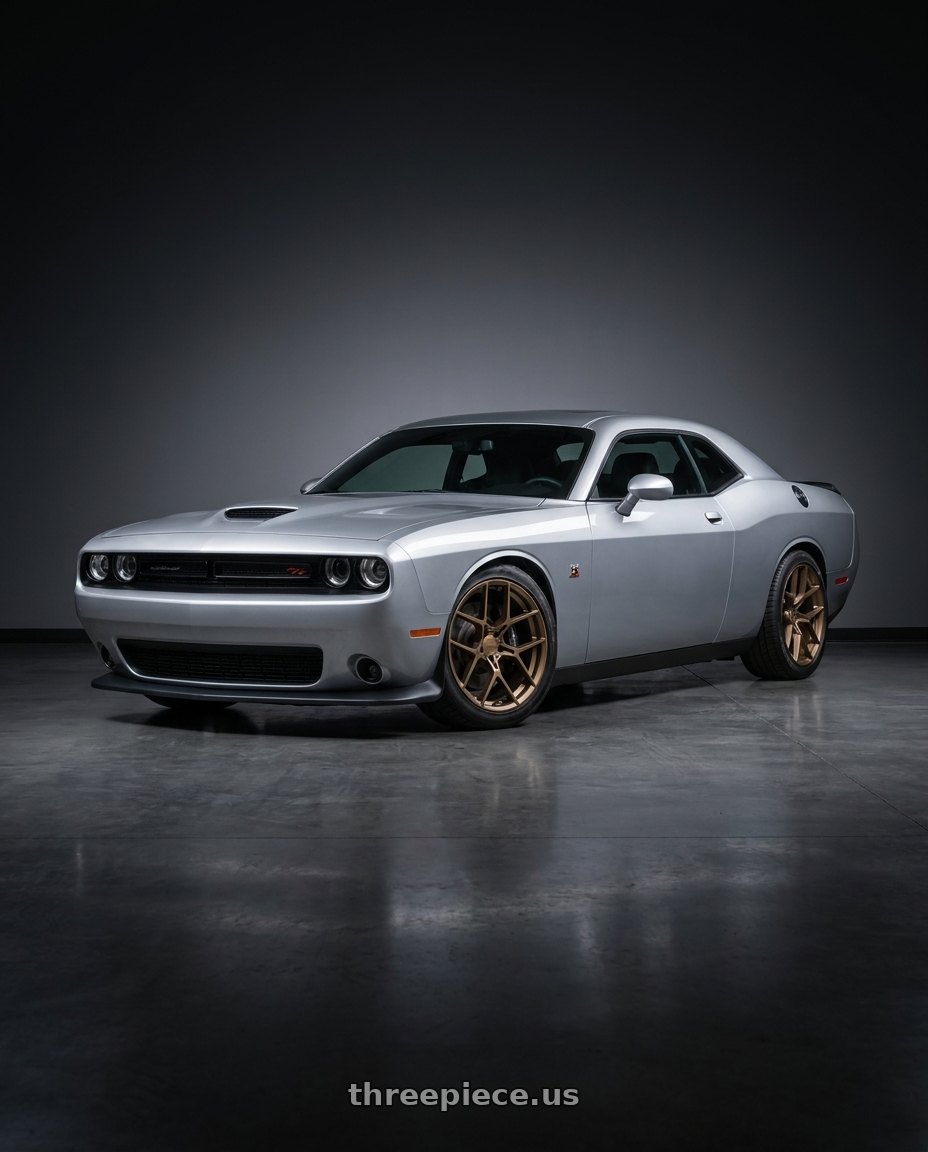 2023 dodge challenger scat pack with American Racing AR924 CROSSFIRE 5X115 20X9 +20 MATTE BRONZE wheels