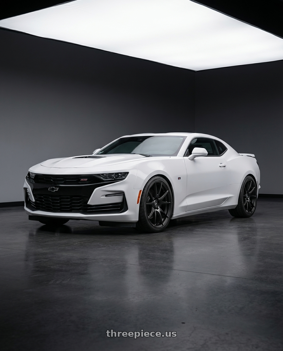 2022 Chevrolet Camaro with Forgestar CF5V 5x120 20x12 +52 Satin Black wheels