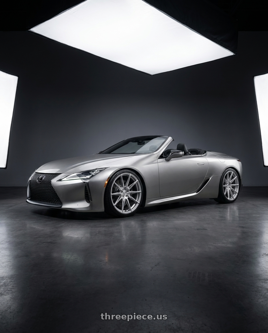 2021 Lexus LC 500 convertible with ADV.1 ADV5.0 5x120 20x9.5 +13 Platinum wheels