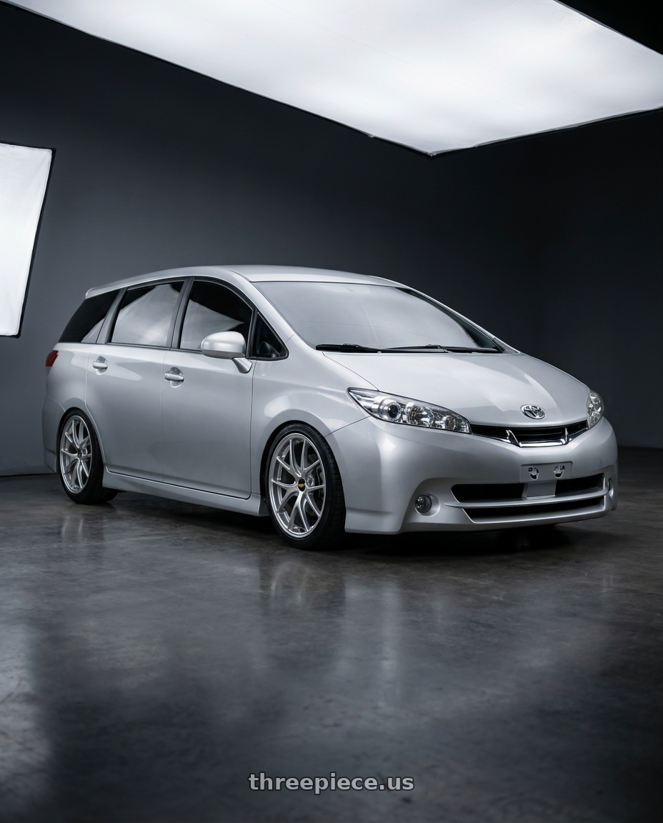 2011 TOYOTA ZGE22 with BBS RI-A 5x100 18x9.5 +45 Diamond Silver wheels