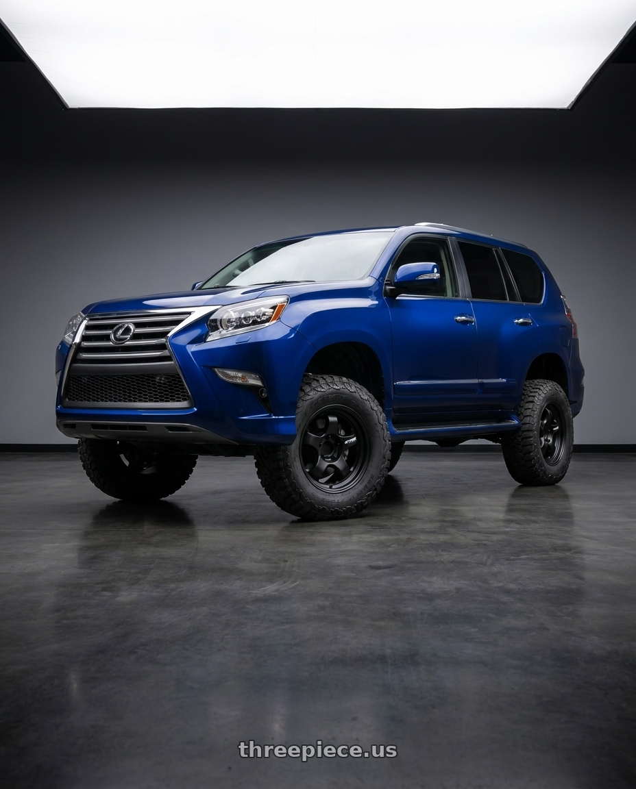 2020 LEXUS GX460 with WORK Meister S1 SUV 6x139.7 18x9+18 Matte Black wheels