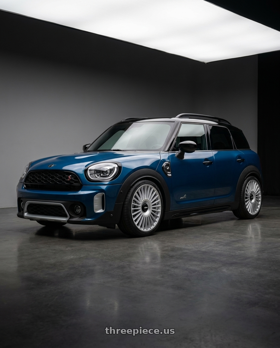 2021 Mini Countryman BoardWalk Edition with Rotiform RC202 GRZ BLANK 19x8.5 +45 GLOSS SILVER wheels