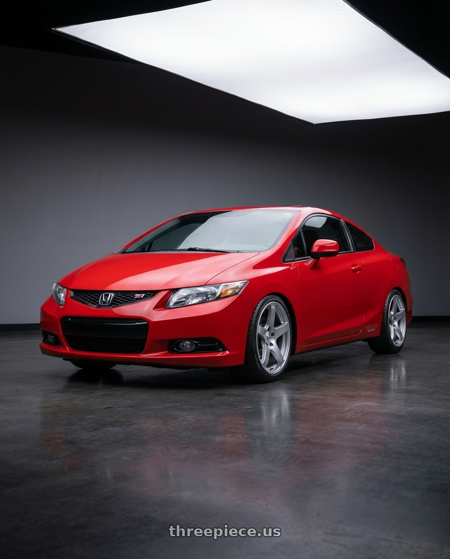 2015 Honda Civic Si with Ssr Gtv01 5x114.3 17x7+50  GLARE SILVER wheels