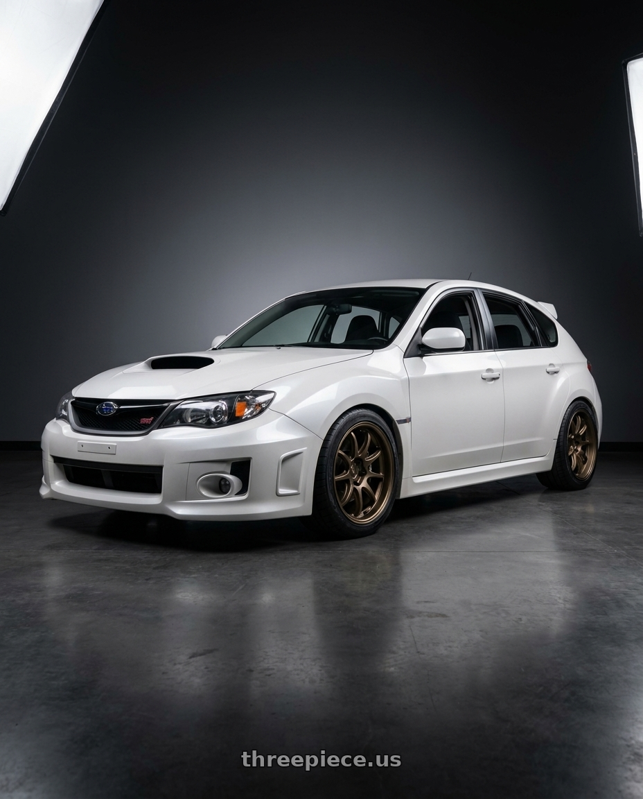 2011 Subaru  Impreza  sti with Work Emotion D9R wheels