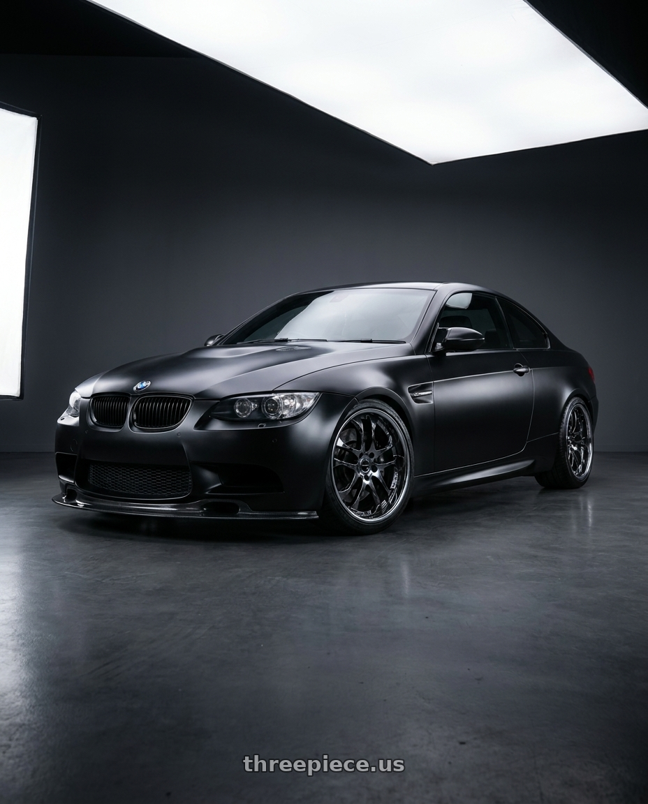2008 e92 m3 with Ssr Agle Minerva 5x114.3 19x7.5+55 SL Disk Super Black Coat wheels