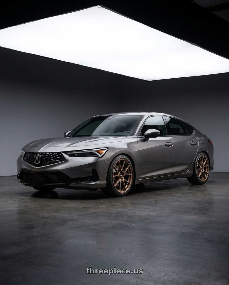 2023 Acura Integra A spec with Enkei TS-V 5x114.3 18x9.5+38 Bronze wheels