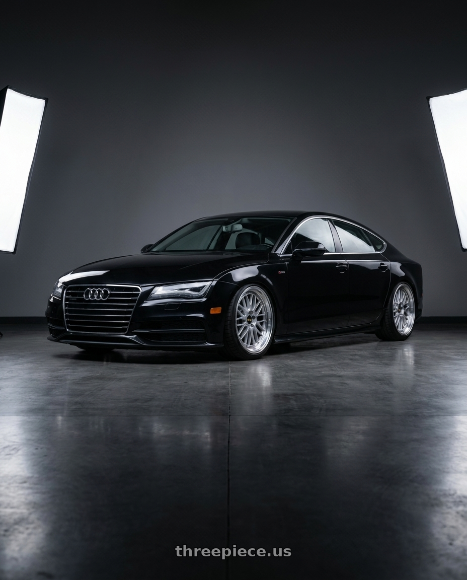 2012 audi A7 with BBS LM 5x112 20x9.0+25 Diamond Silver wheels