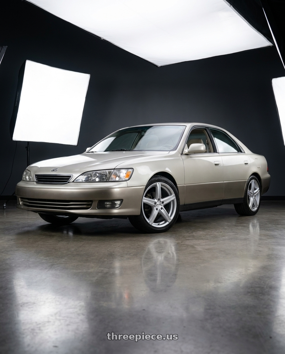 1998 Lexus es300 with Vision Street-Designs 469 Boost 5x114.3 16x7+38 Silver wheels