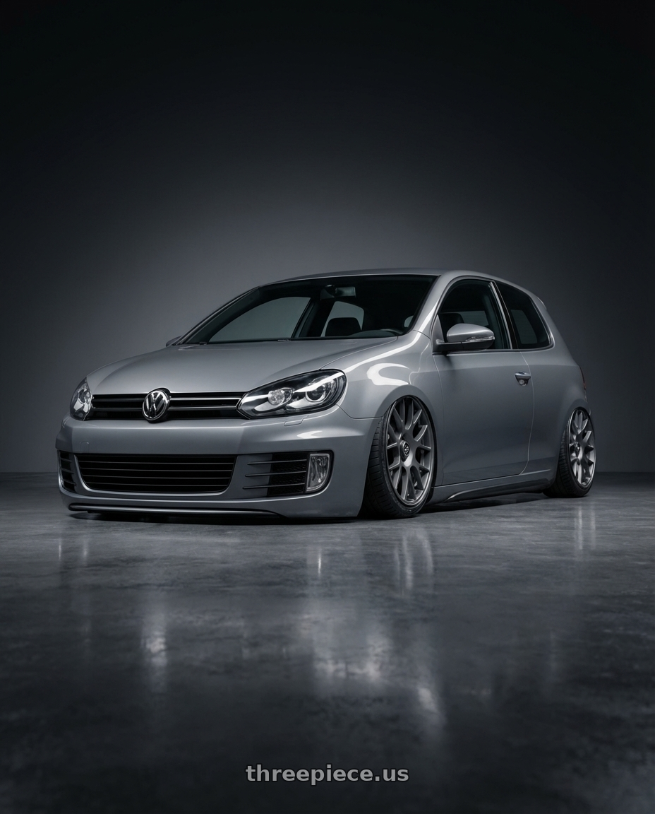2013 Volkswagen GTI MK6 with fifteen52 APEX 5x112 / 5x120 18x8.5 +35 FROSTED GRAPHITE (SATIN GREY) wheels