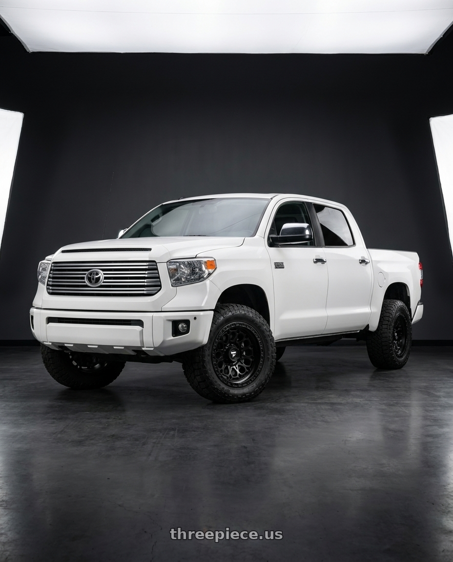2016 toyota tundra platinum with Fittipaldi Offroad FT101SB 5x150 20x9 +18 Satin Black wheels