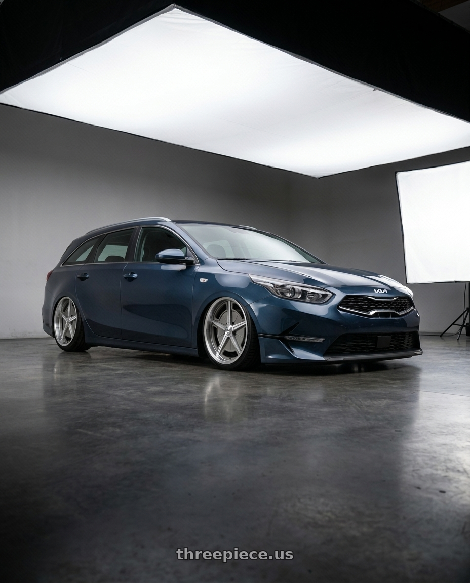 2026 Kia ceed sport wagon with Ridler Type 605 5x139.7 20x8.5+0 Machined Spokes & Lip wheels