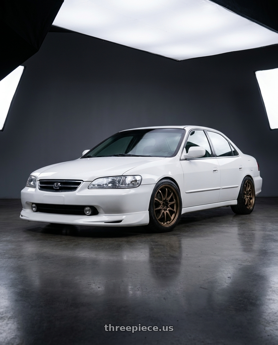 2001 Honda Accord vi CG5 with Volk Racing CE28N 5x114.3 18x8.5 +30 BRONZE wheels