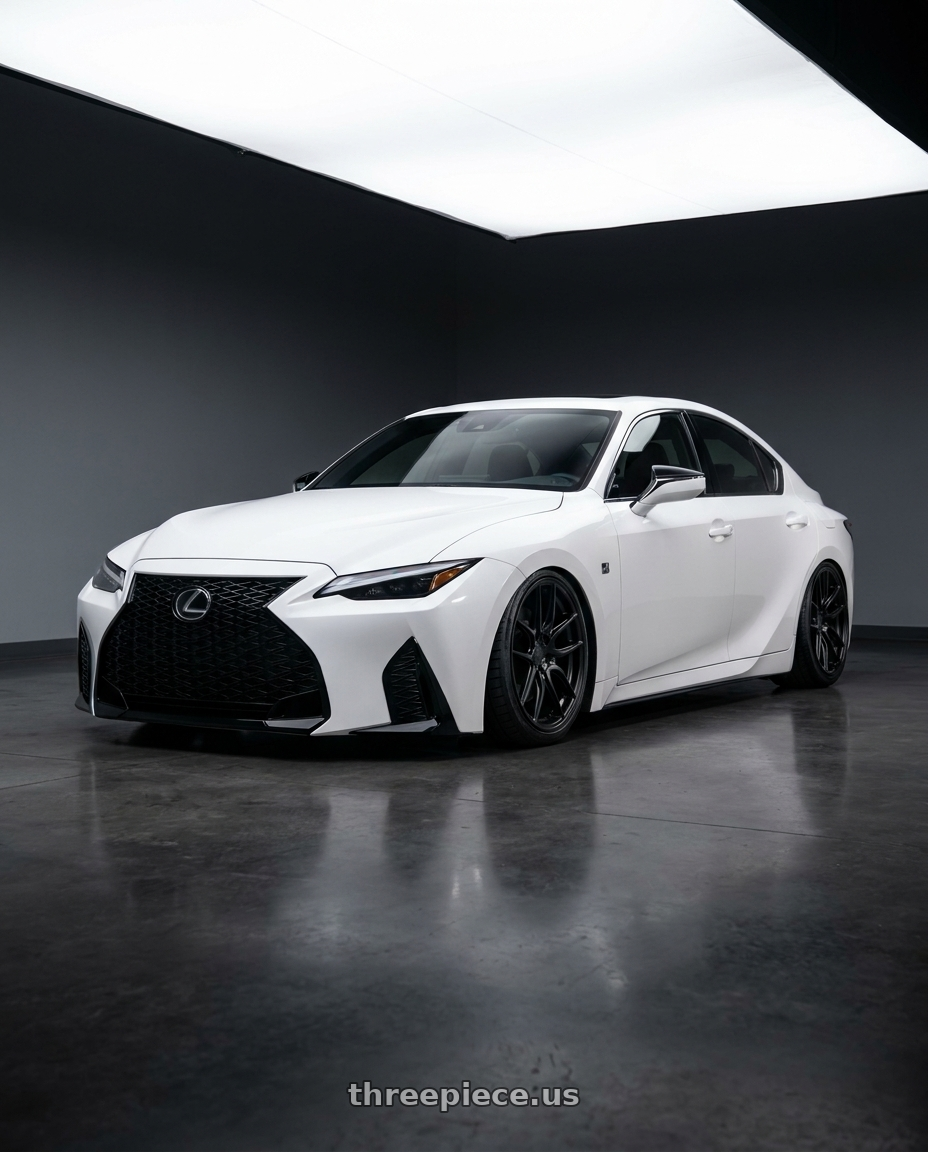2024 Lexus IS 350 with Aodhan AFF2 5x114.3 19x8.5+35 Matte Black wheels