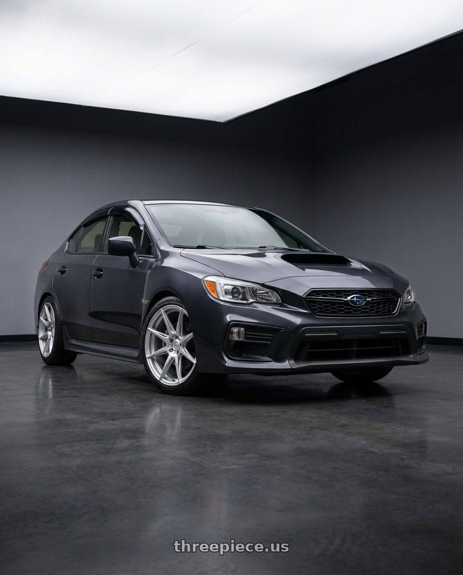 2021 Subaru wrx with ADV.1 ADV5.0 5x120.65 20x11 +70 Platinum wheels