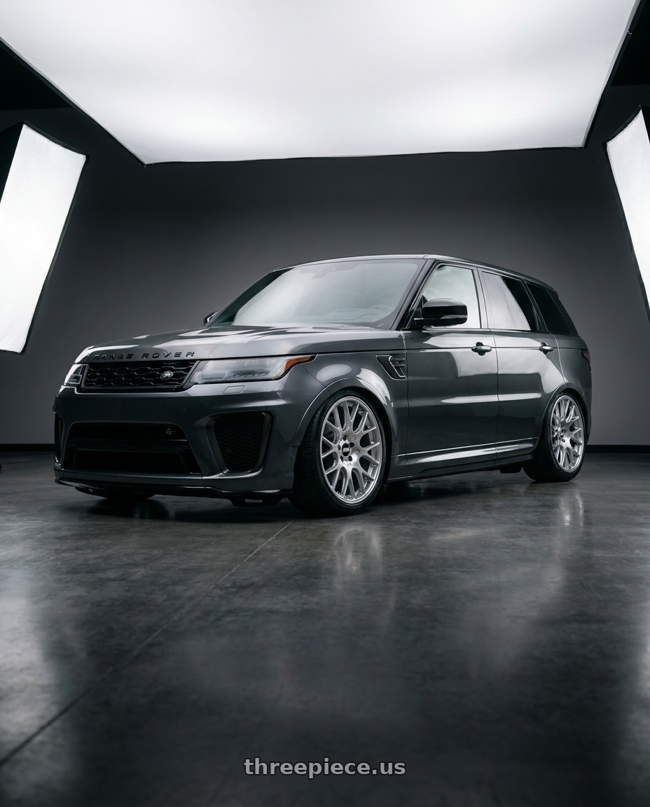 2021 Range rover sport with BBS CH-R 5x112 20x10.5 +25 Brilliant Silver Polished Rim Protector wheels