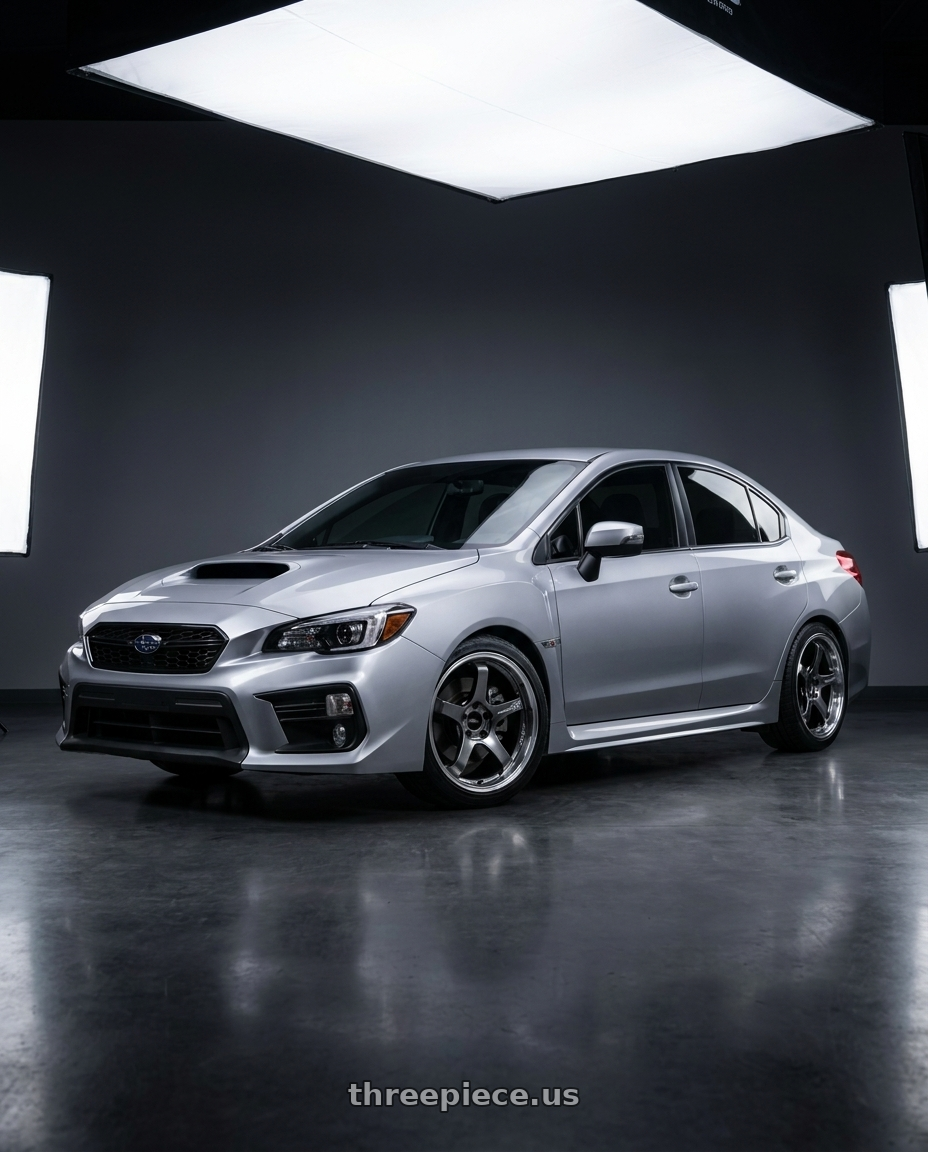 2018  SUBARU  WRX with Advan Racing GT BEYOND 5x114.3 18x8.5 +37 MACHINING & HYPER PLATINUM BLACK wheels