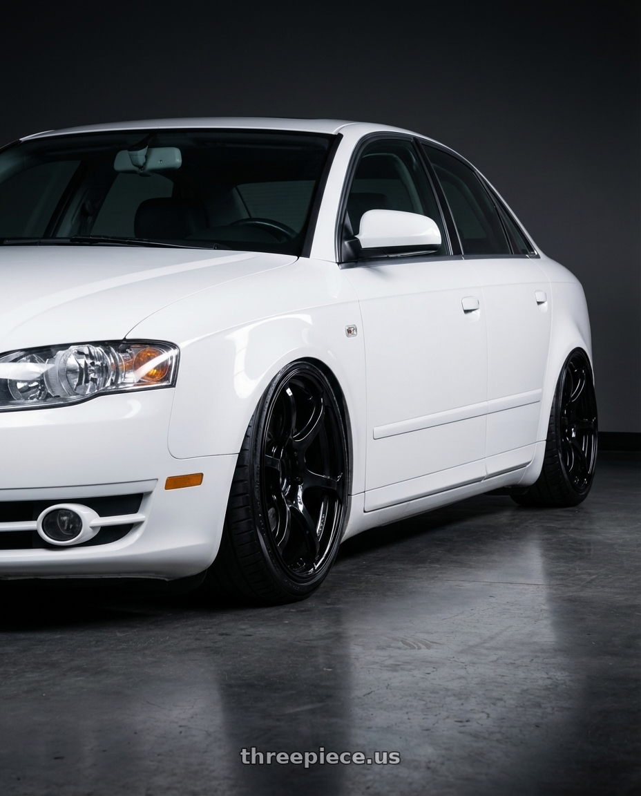 2010 Audi A4 B7 with Advan RGIII 5x112 19x8.5+45 Gloss Black wheels